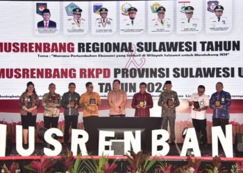 Penjagub Gorontalo Hadiri Musrenbang Regional Sulawesi di Manado