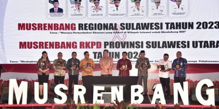 Penjagub Gorontalo Hadiri Musrenbang Regional Sulawesi di Manado