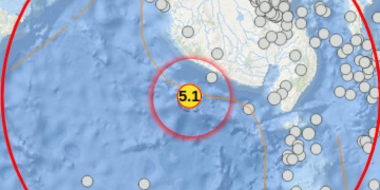 Gempa Bumi M5,1 di Laut Sulawesi, Kepulauan Sangihe, Tidak Berpotensi Tsunami 