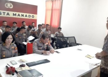 Tingkatkan Keimanan dan Ketakwaan, Polresta Manado Gelar Binrohtal 