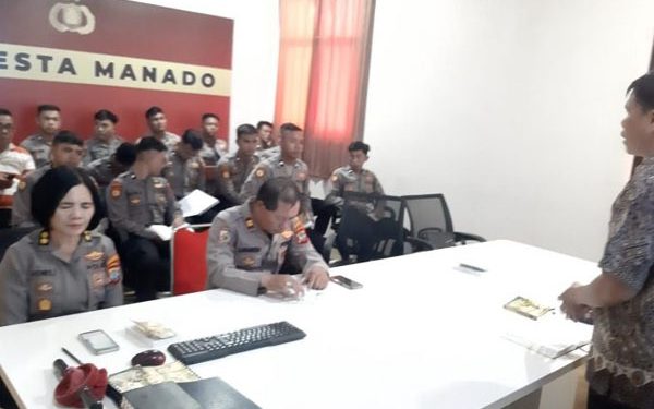 Tingkatkan Keimanan dan Ketakwaan, Polresta Manado Gelar Binrohtal 