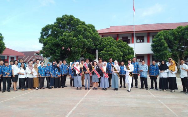 Siswa SMA Negeri 2 Kotamobagu Dengarkan Imbauan Polisi