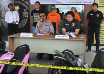 Beraksi di 3 Kabupaten, 2 Pencuri Motor Dibekuk Satreskrim Polres Mitra