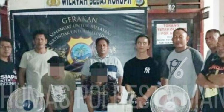 2 Pelaku Pencurian di Kelurahan Teling Atas Ditangkap Tim ROTR Polresta Manado