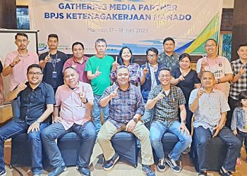 BPJamsostek Sulut Gelar Gathering Media Partner di Grand Luley 
