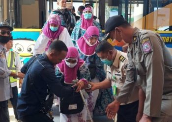 Dishub Gorontalo Kerahkan 22 Bus Jemput Jemaah Haji Kloter 29