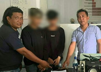 Kuasai Sajam Pisau Penikam, 2 Pemuda ini Diamankan Tim Polisi