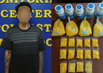 Pengedar Ribuan Butir Trihexyphenidyl di Kairagi Manado Ditangkap Polisi 
