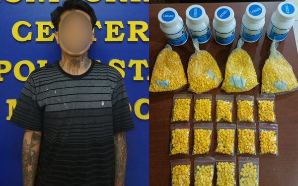Pengedar Ribuan Butir Trihexyphenidyl di Kairagi Manado Ditangkap Polisi 
