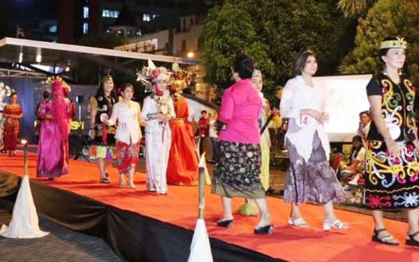 Meriahkan HUT ke-78 RI, Polresta Manado Gelar Lomba Fashion Show