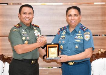 DANLANTAMAL VIII TERIMA KUNJUNGAN KEHORMATAN PANGDAM XIII/MDK