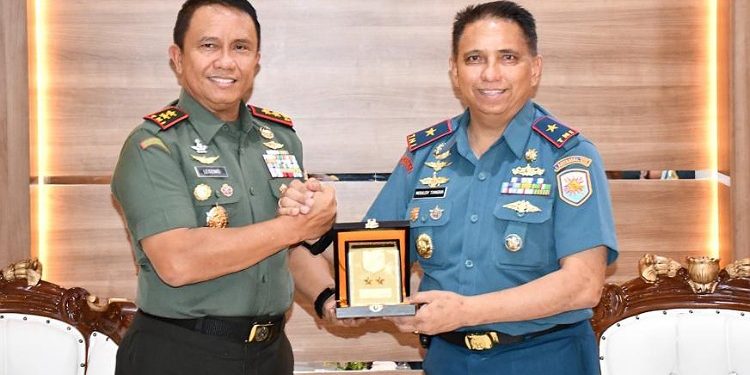 DANLANTAMAL VIII TERIMA KUNJUNGAN KEHORMATAN PANGDAM XIII/MDK