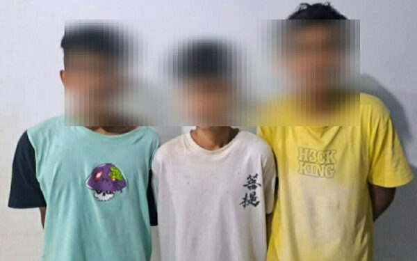 Curi Motor, 3 Pria Belasan Tahun Ditangkap Polisi