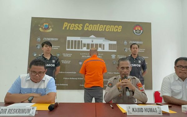 Kasus Dugaan Pemerasan dan Pengancaman Salah Satu Perguruan Tinggi di Manado Diungkap Polda Sulut 
