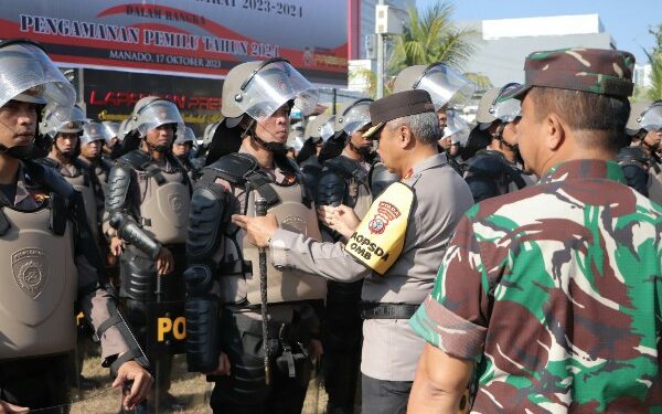 Siap Amankan Pemilu 2024, TNI-Polri dan Stakeholder Terkait Gelar Pasukan Operasi Mantap Brata