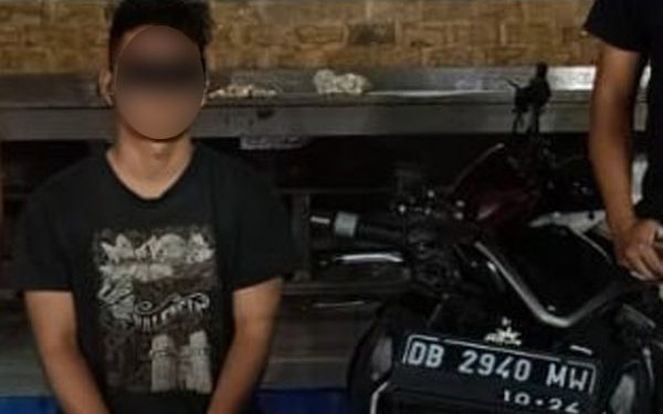 Terekam CCTV saat Curi Motor di Matali, Pria Ini Diringkus Polres Kotamobagu