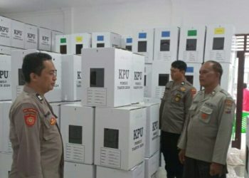 Pastikan Keamanan, Satgas OMB Rutin Cek Keamanan Gudang Logistik KPU Kotamobagu