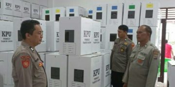 Pastikan Keamanan, Satgas OMB Rutin Cek Keamanan Gudang Logistik KPU Kotamobagu