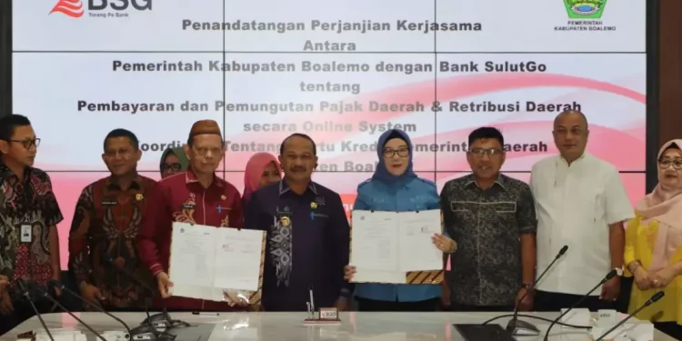 BSG-Pemkab Boalemo Tandatangani Kerjasama Inovatif untuk Pembayaran dan Pemungutan Pajak Secara Online