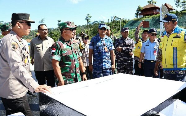Presiden akan kunjungi Bendungan Lolak, Ini Persiapan Kapolda Sulut Bersama Pejabat TNI