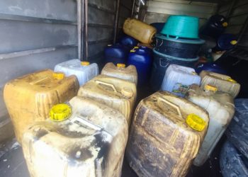 Polres Bitung Bongkar Kasus Dugaan Penyalahgunaan Solar Bersubsidi di Matuari, 2 Warga Ditangkap 