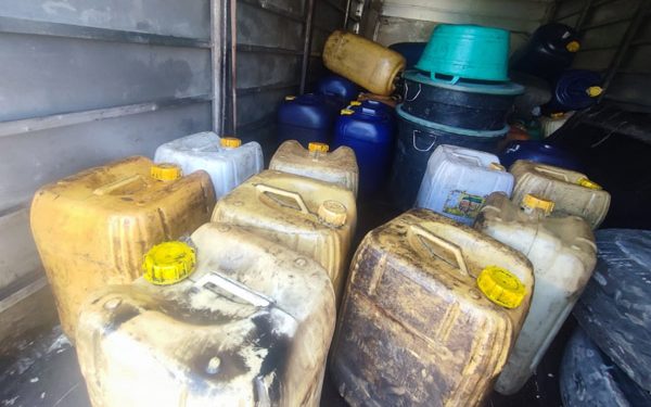 Polres Bitung Bongkar Kasus Dugaan Penyalahgunaan Solar Bersubsidi di Matuari, 2 Warga Ditangkap 