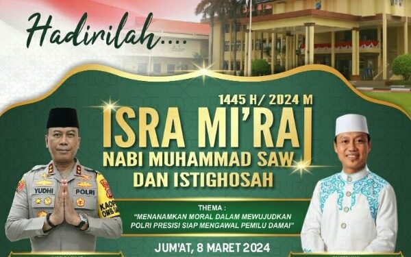 Peringatan Isra Mikraj dan Istighosah, Polda Sulut akan Hadirkan Ustad Das’ad Latif