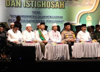 Puluhan Ribu Jemaah Hadiri Peringatan Isra Mikraj 1445 H di Polda Sulut