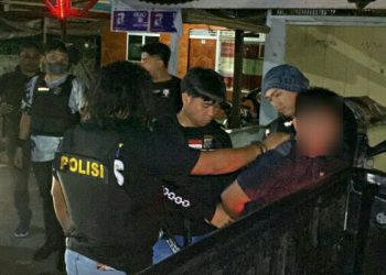 Bawa Sajam Jenis Badik, JW Ditangkap Tim Tarsius Polres Bitung