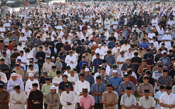Salat Idulfitri 1445 H di Mapolda Sulut Berlangsung Khusyuk