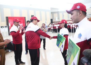 Kontingen PON XXI Sulut Dilindungi BPJamsostek