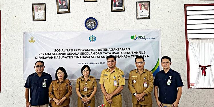 BPJamsostek Edukasi Guru dan Tenaga Pendidik di Minsel hingga Mitra