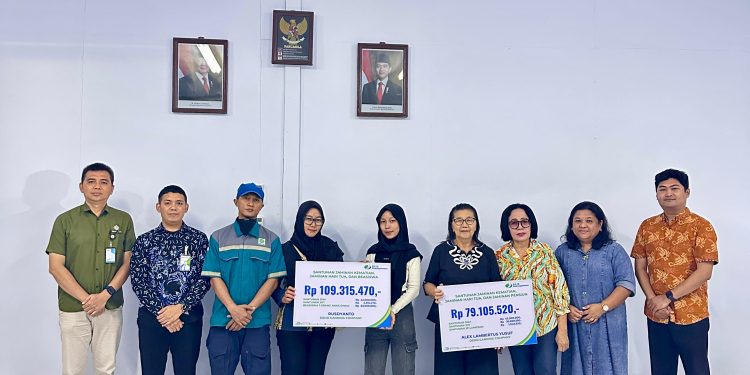BPJS Ketenagakerjaan Bitung Bayarkan Manfaat Klaim Tenaga Kerja PT Deho Canning Company