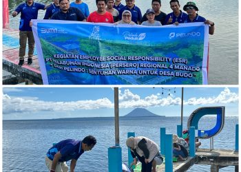 Semangat Harkitnas, Pelindo Berikan Sentuhan Warna bagi Masyarakat Desa Budo