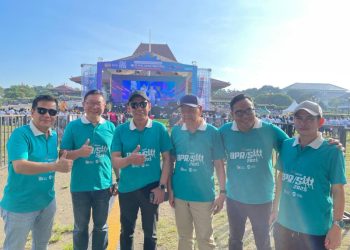 Pengurus Perbarindo Sulut Turut Ramaikan Puncak Hari BPR BPRS