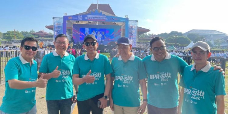 Pengurus Perbarindo Sulut Turut Ramaikan Puncak Hari BPR BPRS