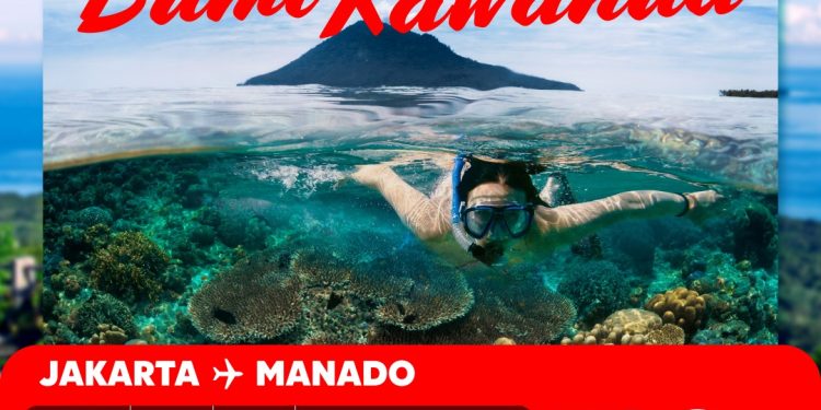 AirAsia Jakarta-Manado Mulai 17 Juli, Tiket Bisa Dipesan Sekarang