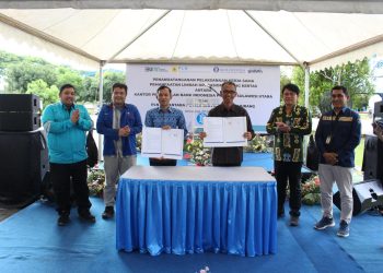 BI Sulut Gandeng PLTU Amurang dalam Pemanfaatan Limbah Operasional Pengelolaan Uang Rupiah