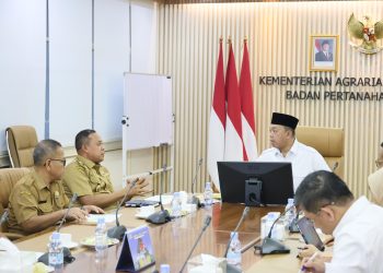 Menteri Nusron dan Wali Kota Bekasi Tekankan Kerja Sama Percepat Sertipikasi Aset Pemkot