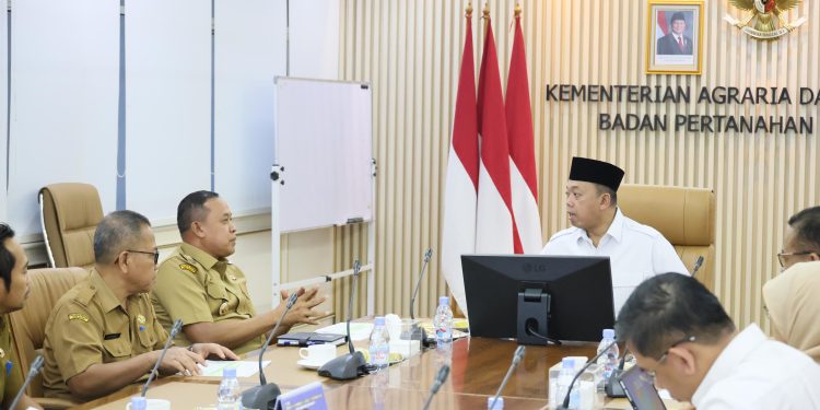 Menteri Nusron dan Wali Kota Bekasi Tekankan Kerja Sama Percepat Sertipikasi Aset Pemkot