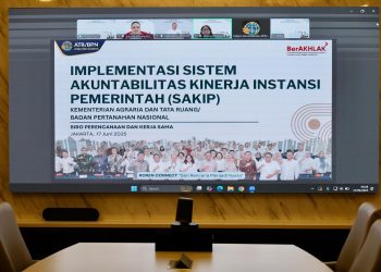 Sekjen Kementerian ATR/BPN Targetkan SAKIP Capai Predikat A