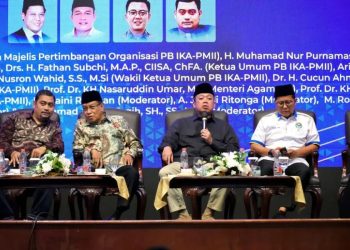Menteri Nusron Ajak Alumni PMII Berperan Wujudkan Keadilan, Pemerataan, dan Kesinambungan Ekonomi