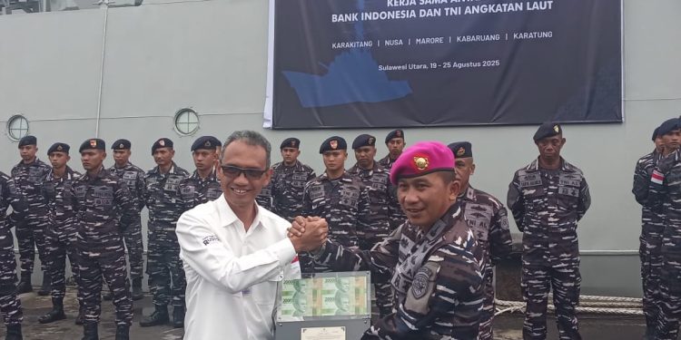 BI Sulut dan TNI AL Jaga Kedaulatan Rupiah di Wilayah 3T