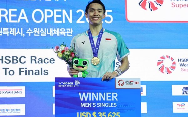 Jonatan Christie Juara Korea Open 2025