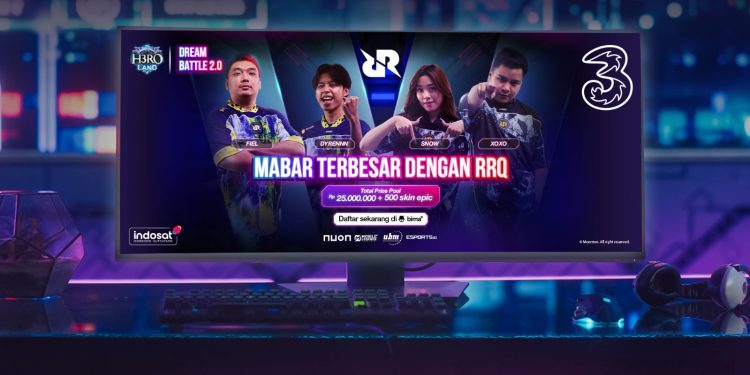 H3RO Land Dream Battle 2.0, Tri Perkuat Dukungan bagi Talenta Muda di Industri Gaming