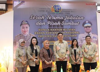 Kakan BPN Bitung Hadiri Serah Terima Jabatan dan Pisah Sambut Kakanwil BPN Sulut