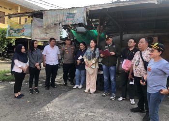 Kantor Pertanahan Kota Bitung Dukung Pelaksanaan Sita Eksekusi di Pasar Winenet