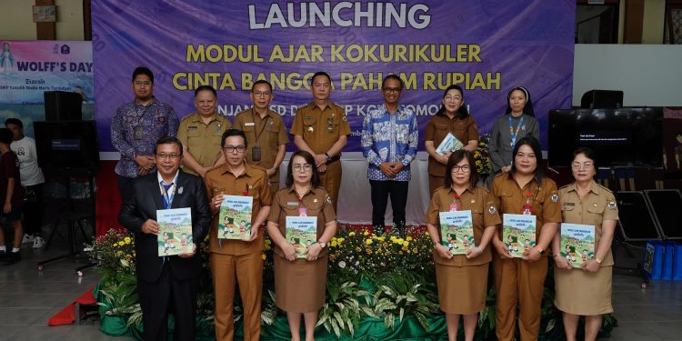 Modul  Ajar Kokurikuler, BI Sulut dan Pemkot Tomohon Tingkatkan Cinta Bangga Paham Rupiah Sejak Dini