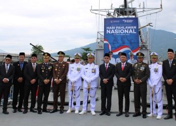 Kepala BPN Bitung Ikut Upacara Peringatan Hari Pahlawan di Kantor Wali Kota