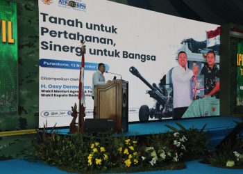 Pembicara Apel Dansatkowil, Ossy Dermawan Ajak TNI AD Perkuat Sinergi Jaga Tanah Negara